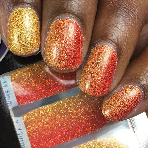 Glitter Gradient: Metal Man ✦ Nail Wrap ✦ 14-tip Set