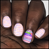 Sweet Pea ✦ Nail Wrap ✦ 22-tip Set