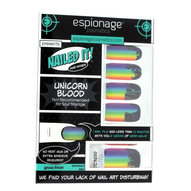 Unicorn Blood-Nail Wraps-Espionage Cosmetics
