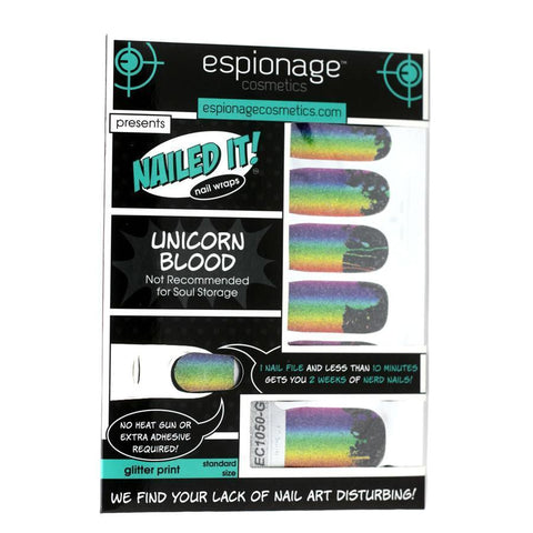 Unicorn Blood-Nail Wraps-Espionage Cosmetics
