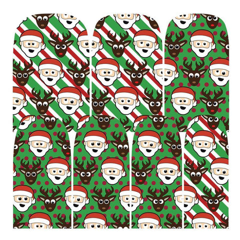 VandalEyes Christmas ✦ Licensed Nail Wrap ✦ 14-tip Set - Espionage Cosmetics