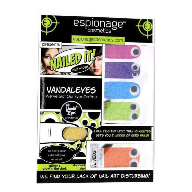 VandalEyes - Glitter-Nail Wraps-Espionage Cosmetics